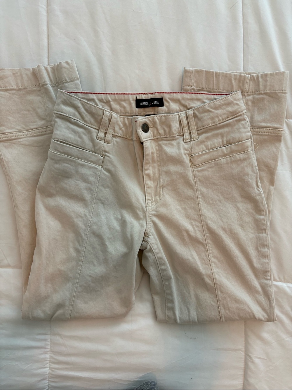 Nautica Slim Fit Women’s chinos- Beige